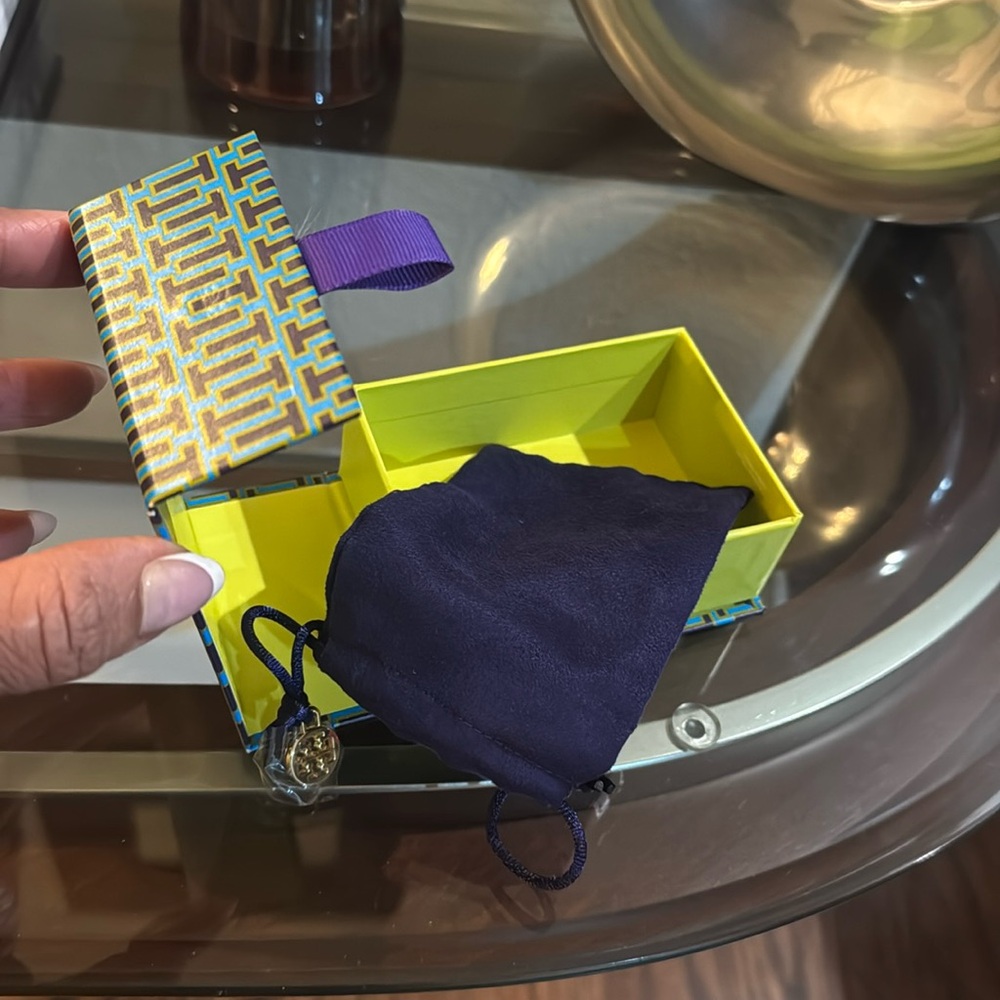 Tory Burch accessory box. Great for small earrings, necklace, etc.